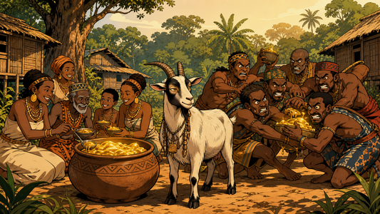Die Ziege mit dem magischen Fett | Eine afrikanische Fabel über Gier, Gemeinschaft und Maß
