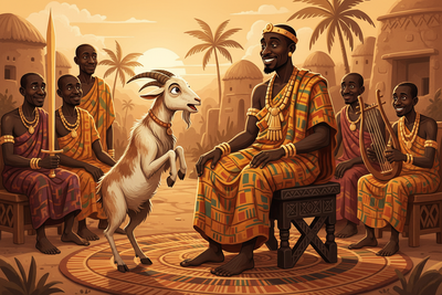 La Chèvre au Palais | Ghana, Akan