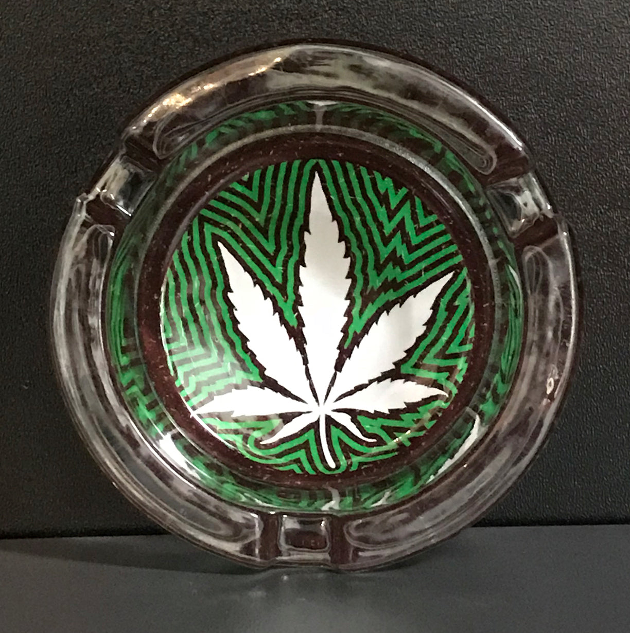 Aschenbecher Hanfblatt