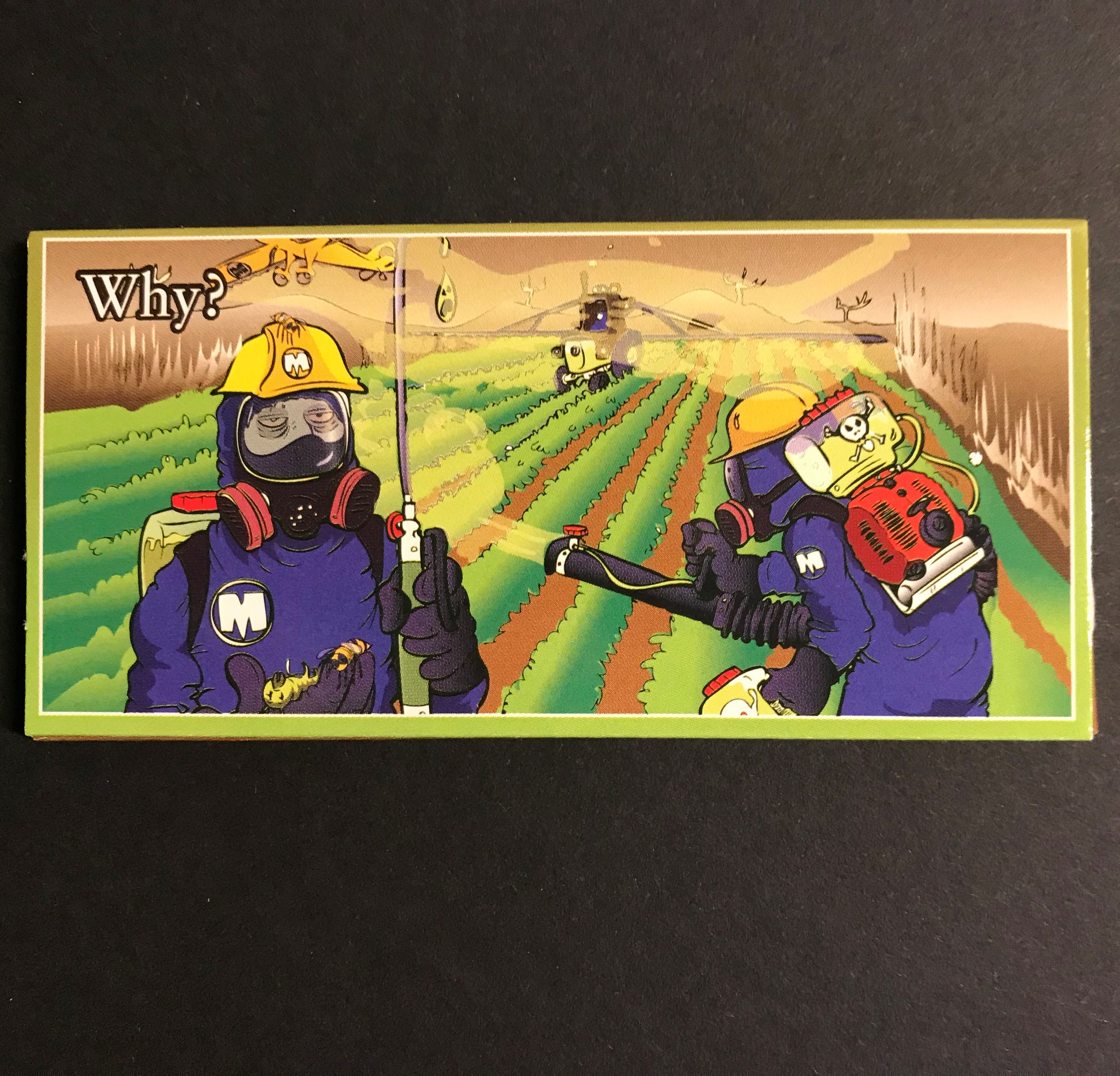 Papiirli „Why Chemical Pesticides / Why Not Organic Farming“ – Rolling Papers mit Filter