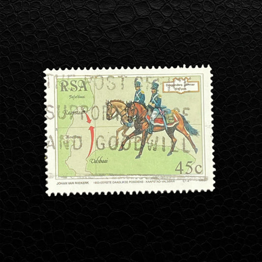 Seltene südafrikanische Briefmarke