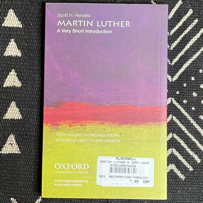 Martin Luther - A very short introduction