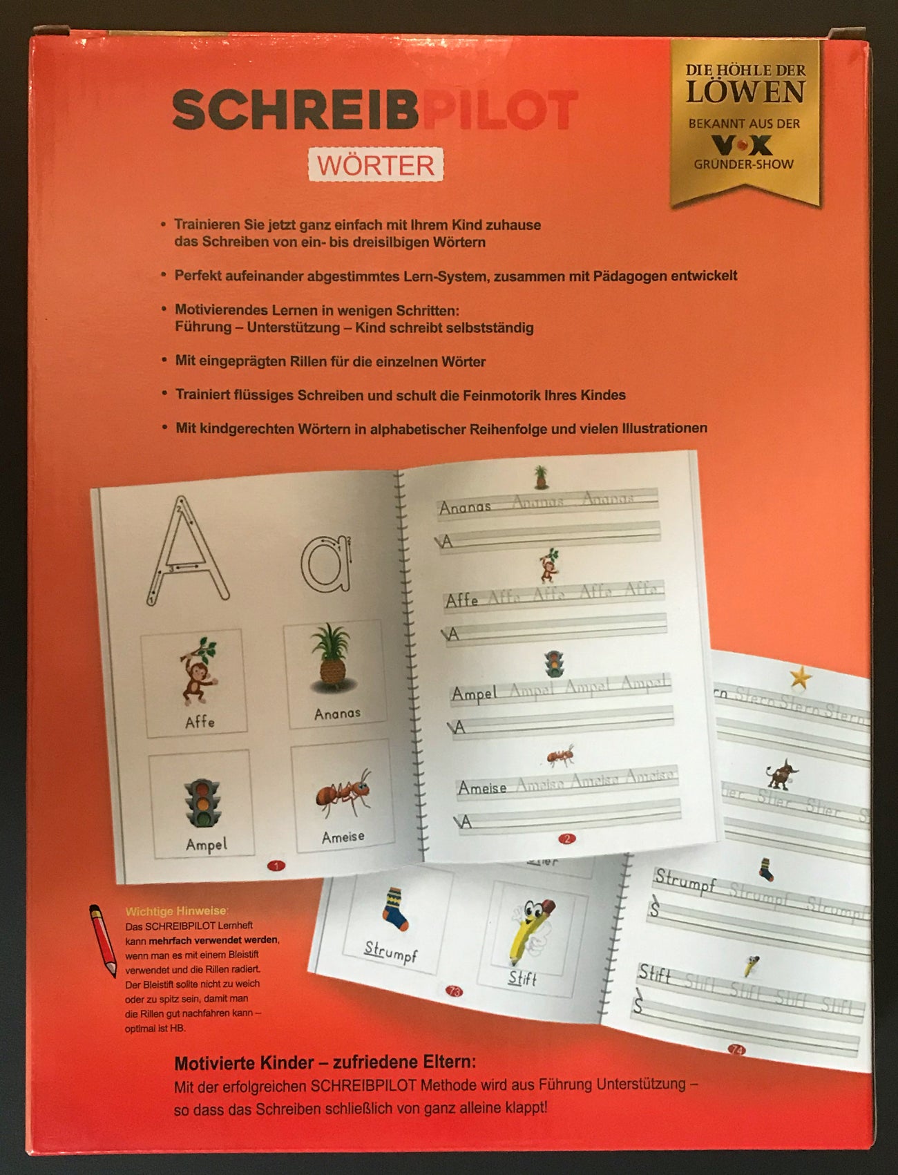 Schreibpilot Wörterheft