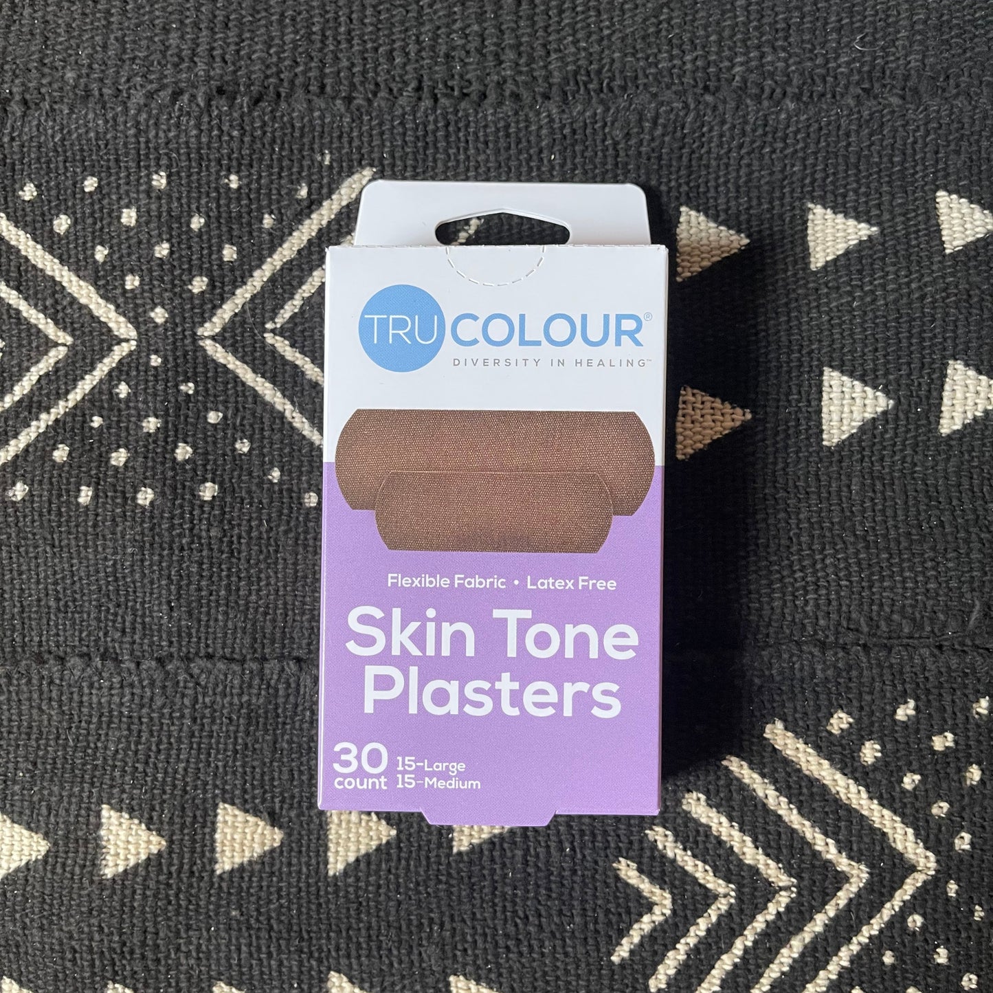 Tru-Colour Skin Tone Plasters Dark Brown Skintone- Multipack