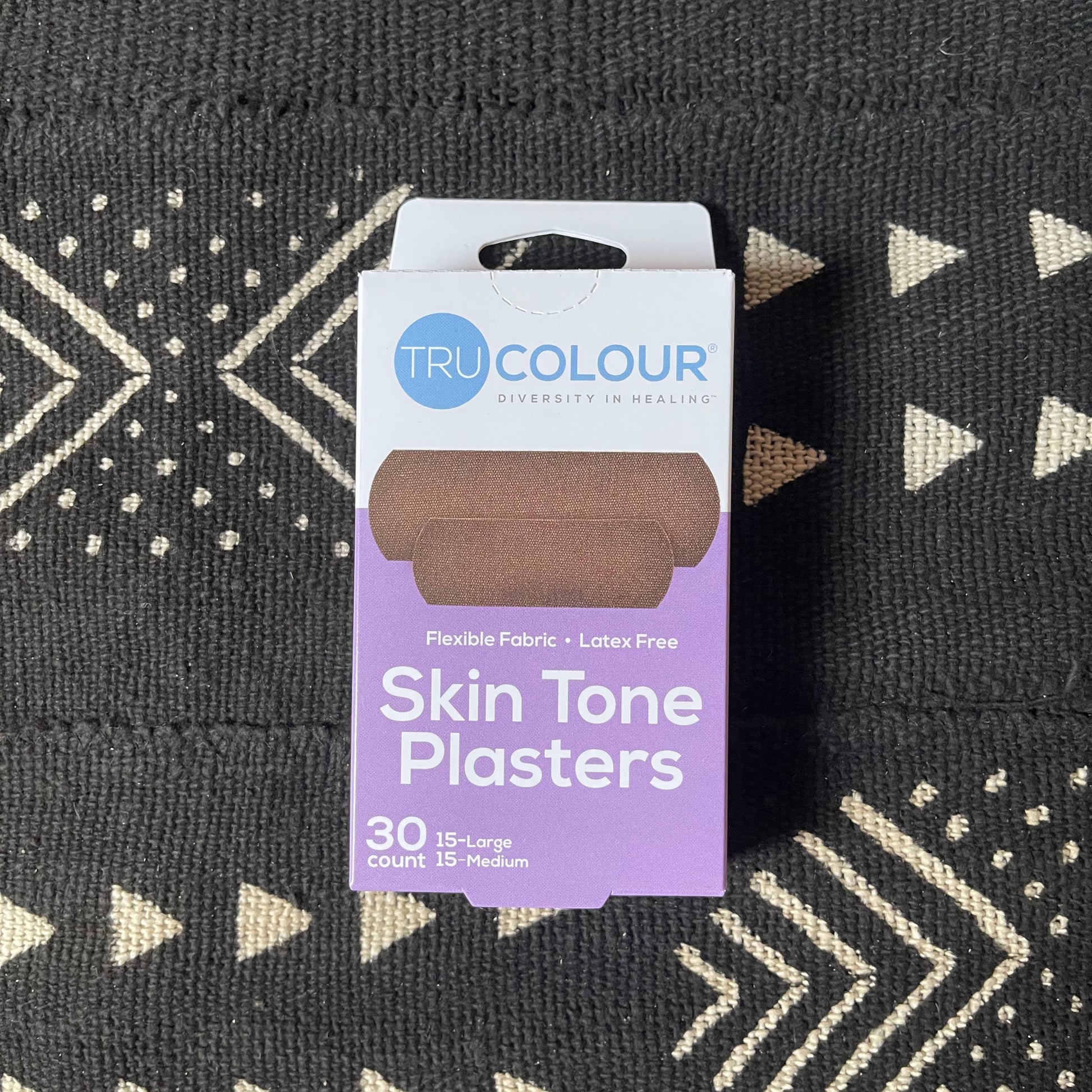 Tru-Colour Skin Tone Plasters Dark Brown Skintone- Multipack