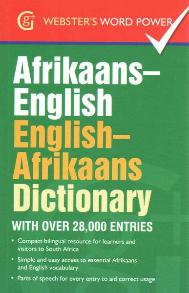 Afrikaans-English, English-Afrikaans Dictionary