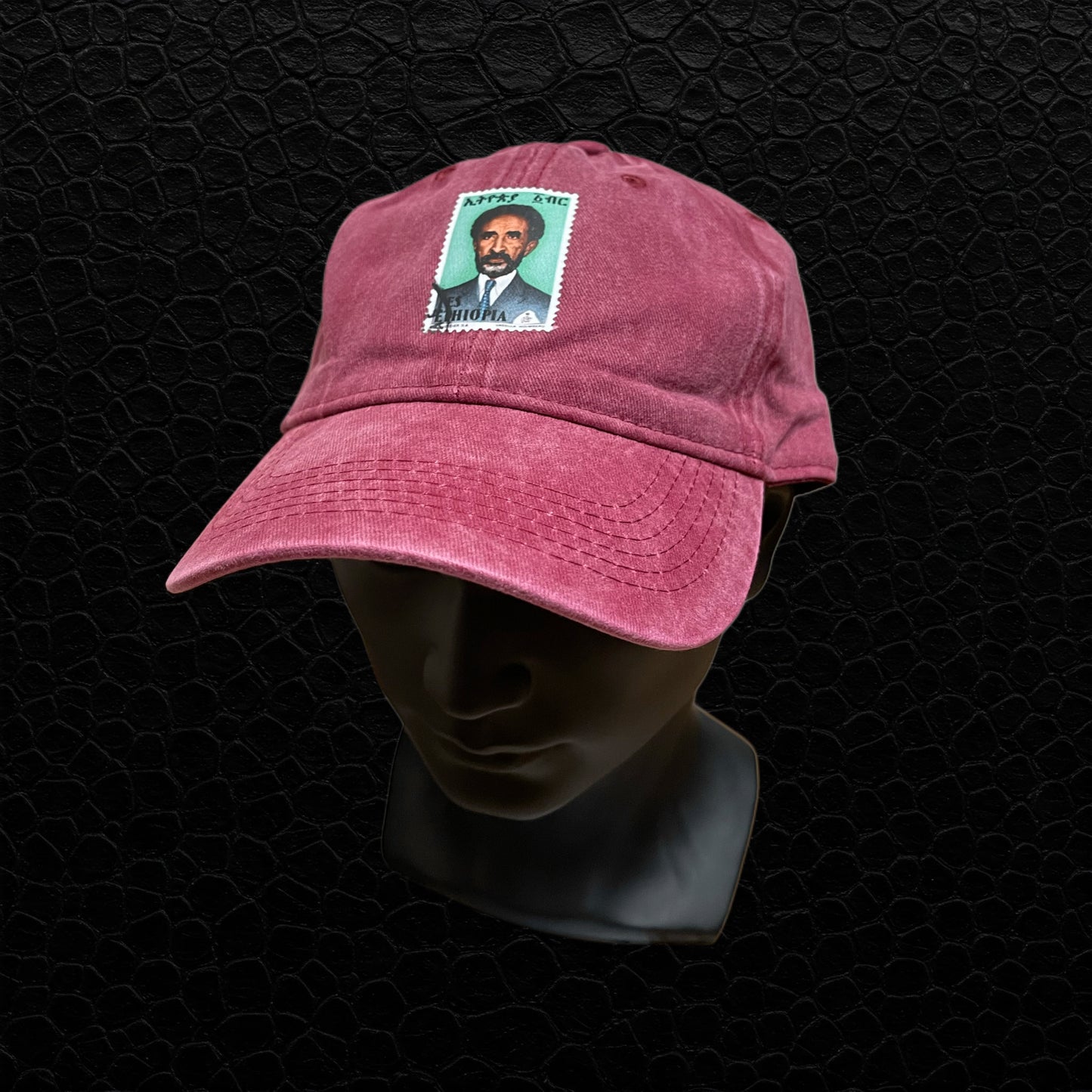 Selassie Cap – Rot | Vintage Streetwear mit afrikanischem Erbe