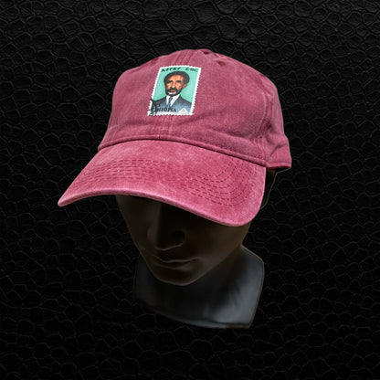 Selassie Cap – Rot | Vintage Streetwear mit afrikanischem Erbe