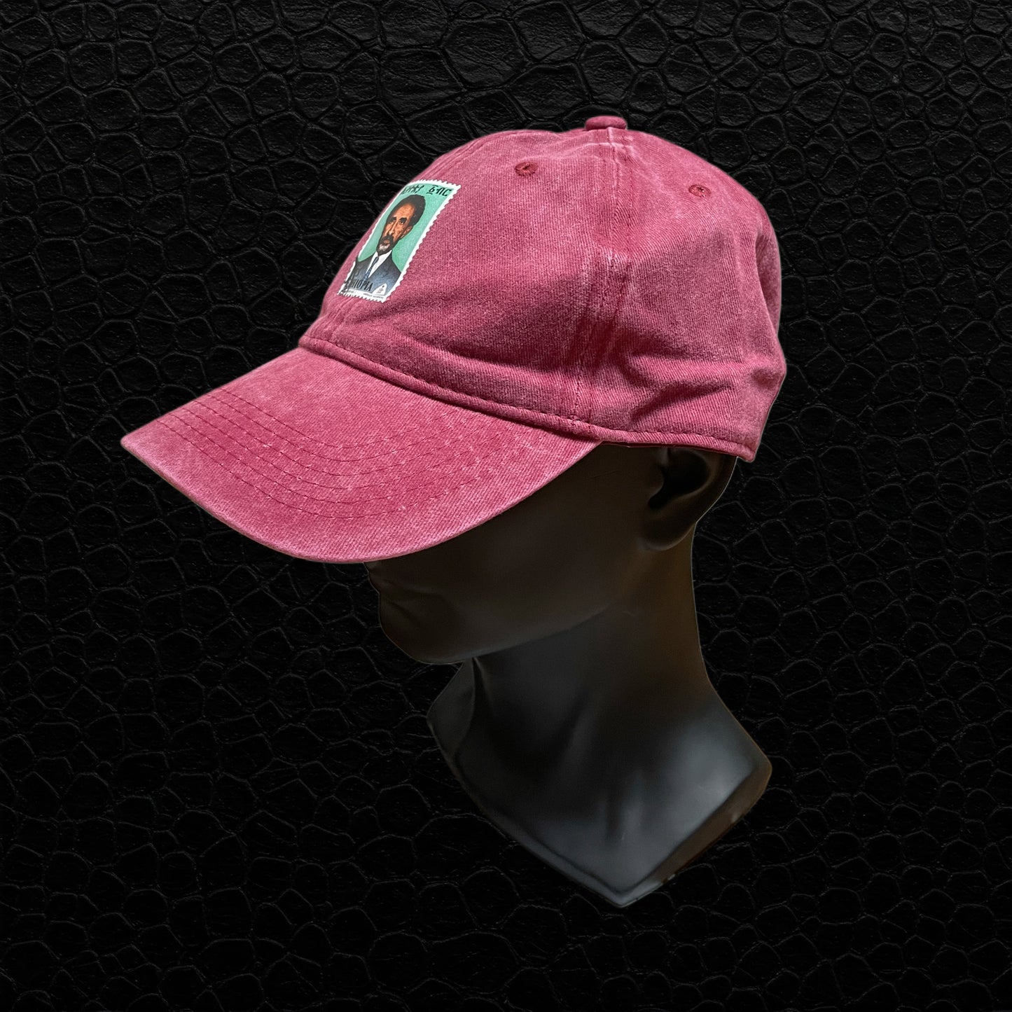 Selassie Cap – Rot | Vintage Streetwear mit afrikanischem Erbe