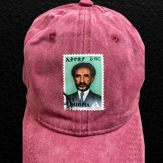 Selassie Cap – Rot | Vintage Streetwear mit afrikanischem Erbe