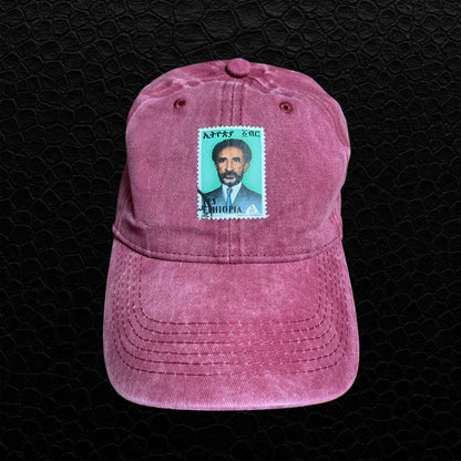 Selassie Cap – Rot | Vintage Streetwear mit afrikanischem Erbe
