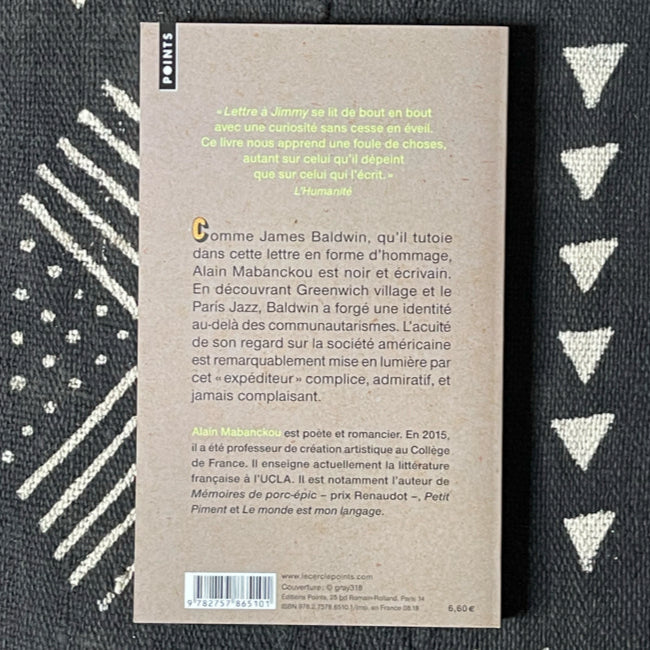 Lettre à Jimmy de Alain Mabanckou