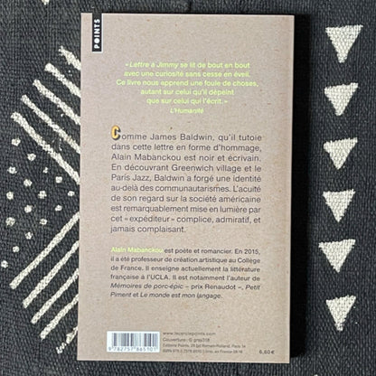 Lettre à Jimmy de Alain Mabanckou