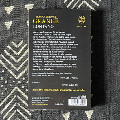 Lontano de Jean-Christophe Grangé
