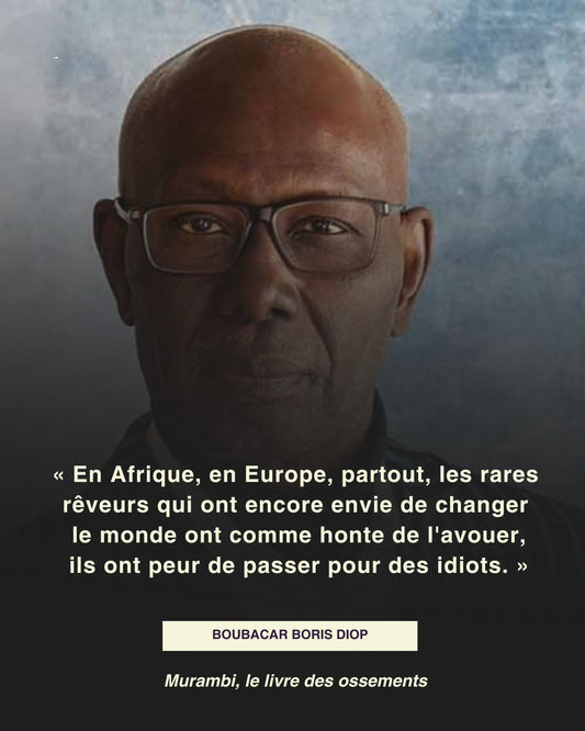 Zitat von Boubacar Boris Diop zum Buch  Murambi 