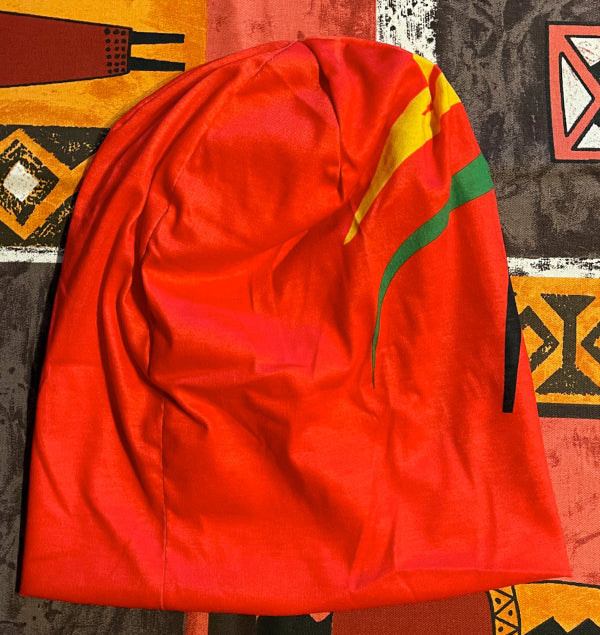 Rasta Mütze roter Löwe 