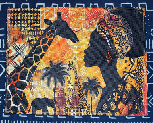 Tischset Giraffe Afrika