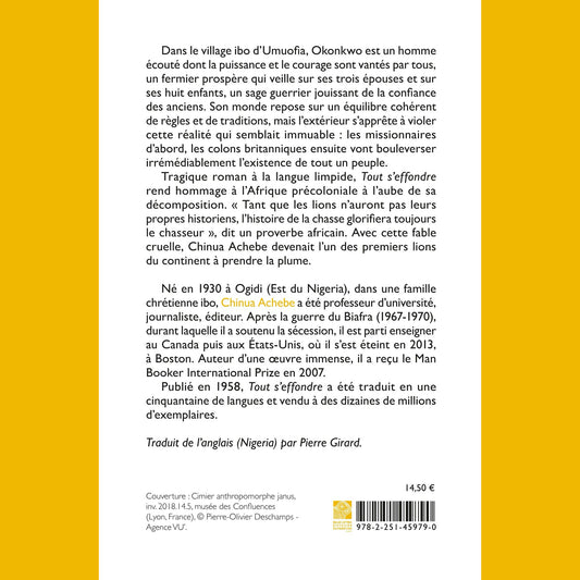 Tout s'effondre | Chinua Achebe