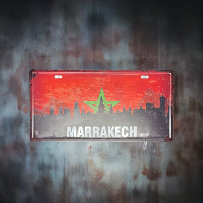 blechschild-marrakesch-marokko