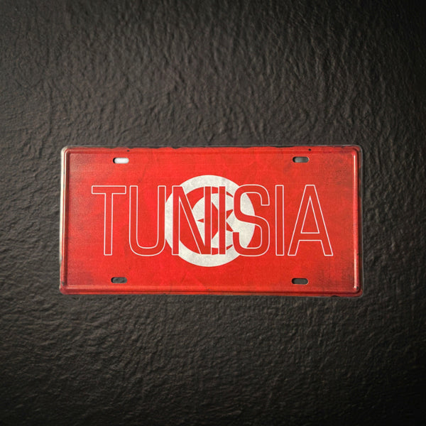 Deko Blechschild Tunesien