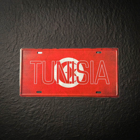 Deko Blechschild Tunesien