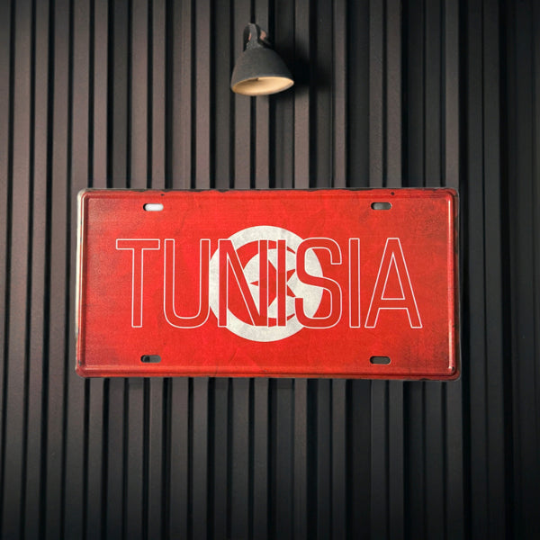 Deko Blechschild Tunesien
