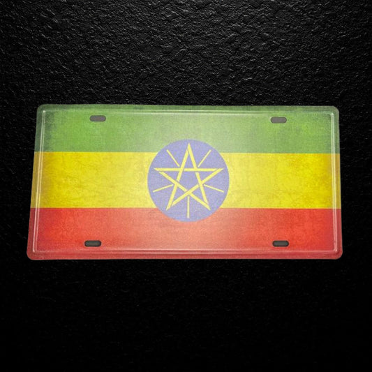 Deko Blechschild Äthiopien