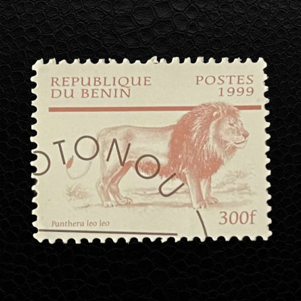 Briefmarke Benin - Löwe