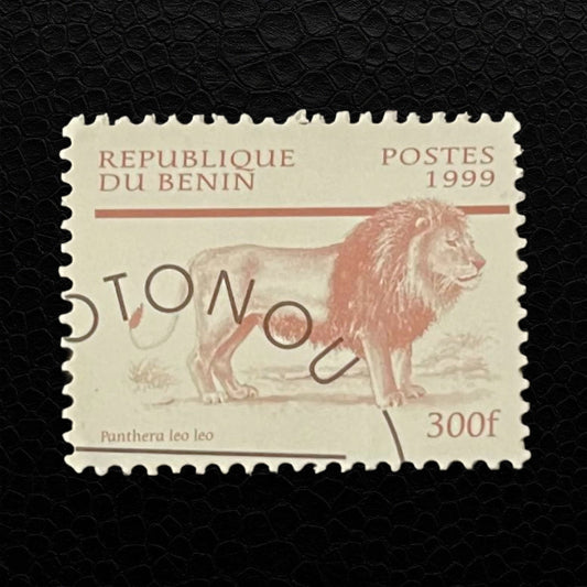 Briefmarke Benin - Löwe