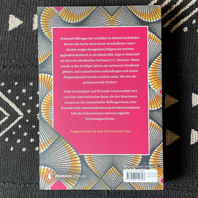 Taschenbuch Die geheimste Erinnerung der Menschen – 448 Seiten Weltliteratur von Mohamed Mbougar Sarr