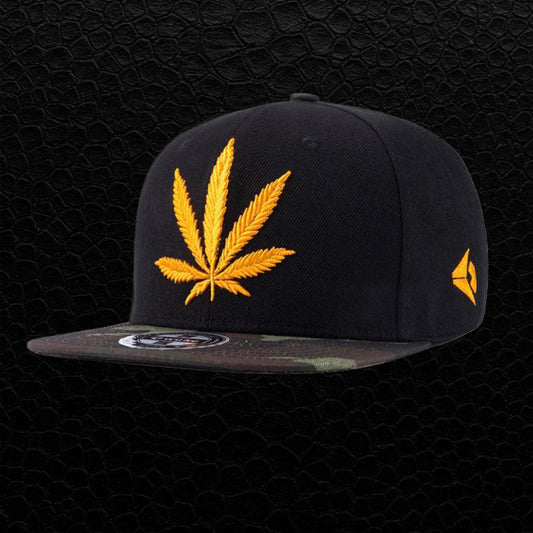 Ganja Snapback Military Orange