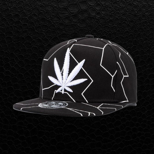Ganja Snapback Schwarz