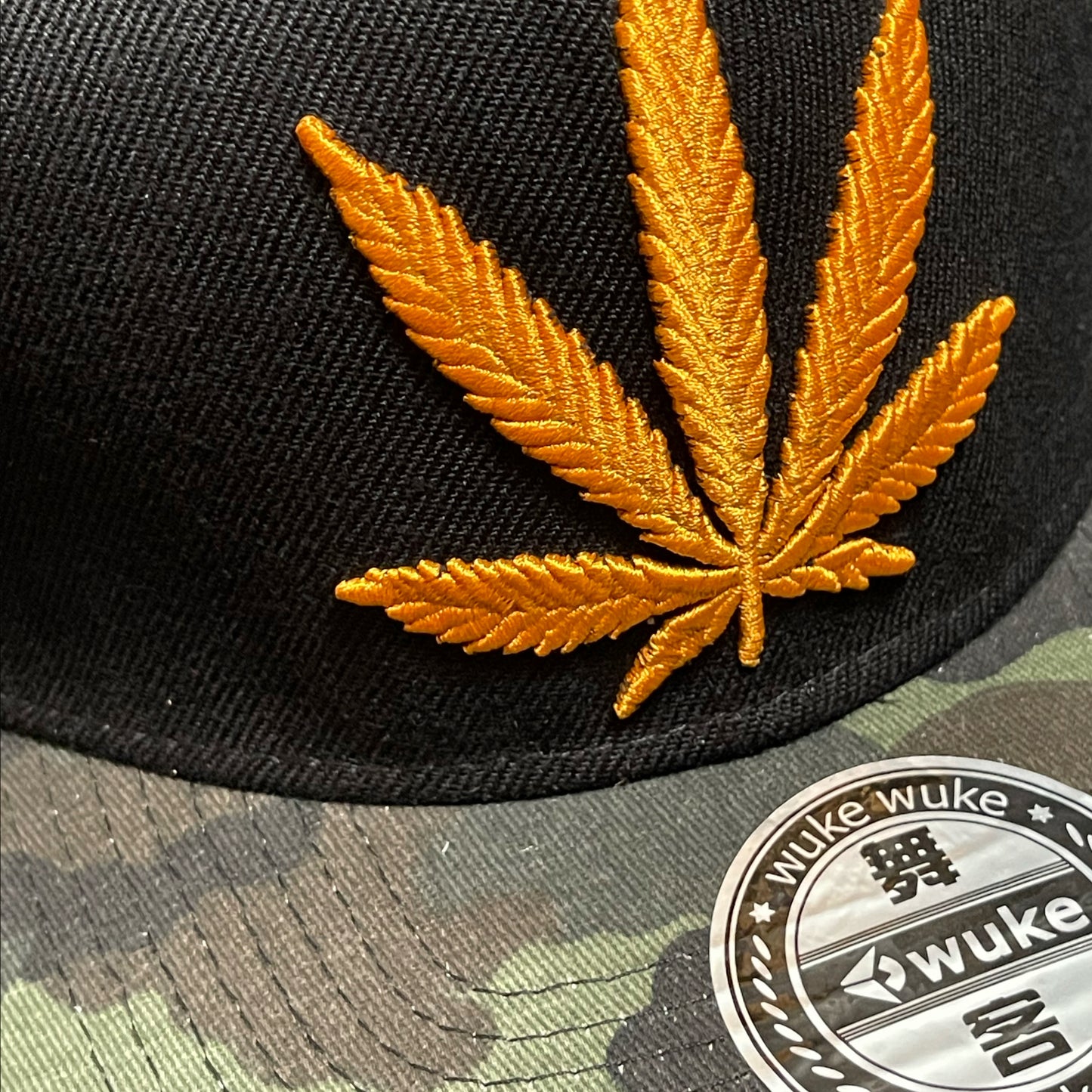 Ganja Snapback Military Orange