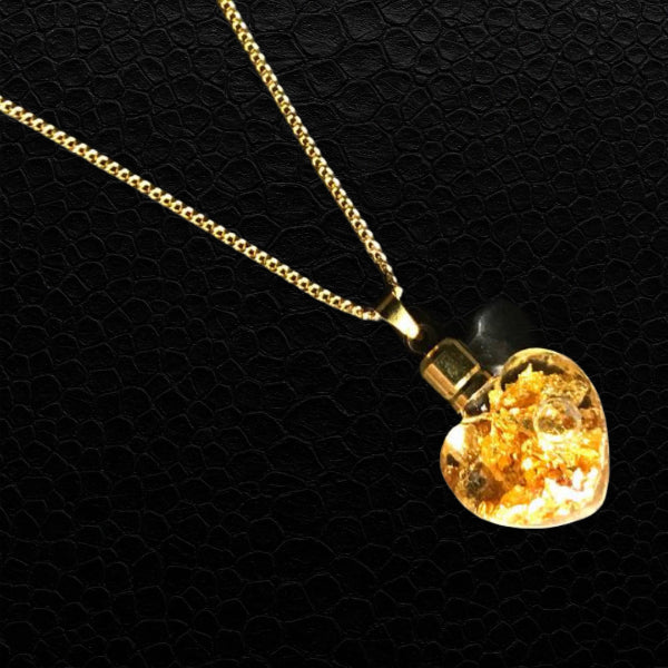 Halskette Goldherz