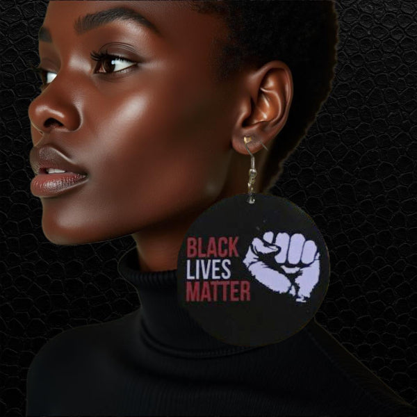 Ohrring Black Lives Matter