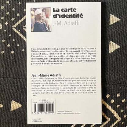 La carte d'identité | Jean-Marie Adiaffi