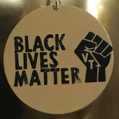 ohrring black lives matter 