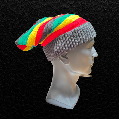 Reggae Strickmütze – Stylischer Look im Rasta-Design