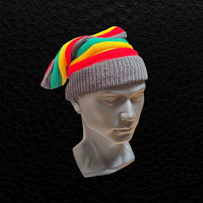 Reggae Strickmütze – Stylischer Look im Rasta-Design