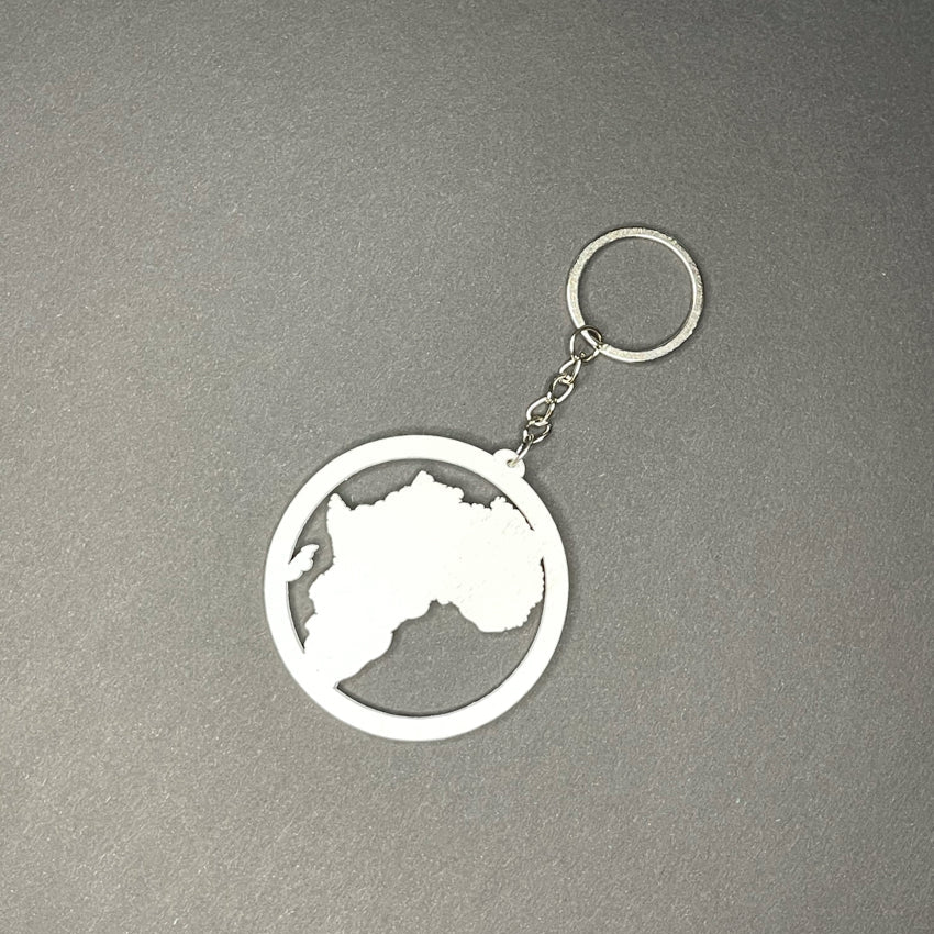 Rückseite Schlüsselanhänger Afrika