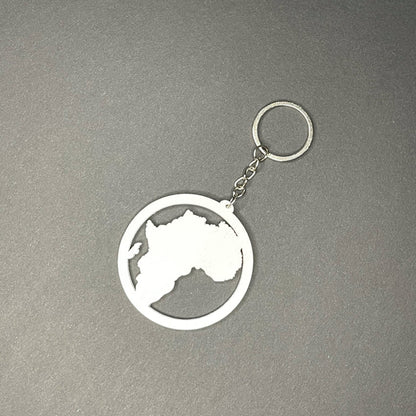 Rückseite Schlüsselanhänger Afrika