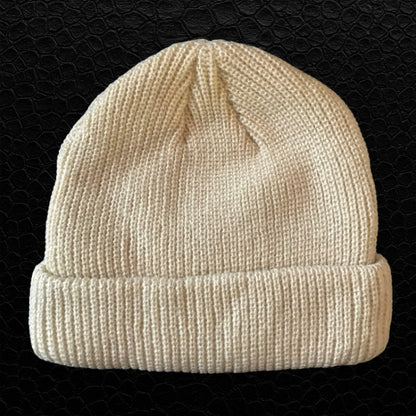 Strickmütze Beige