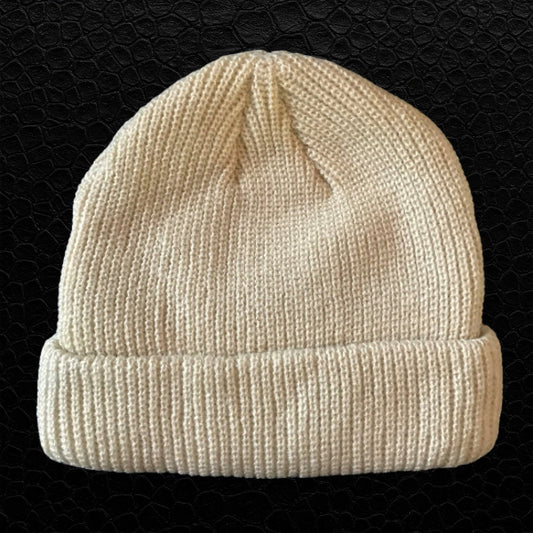 Strickmütze Beige
