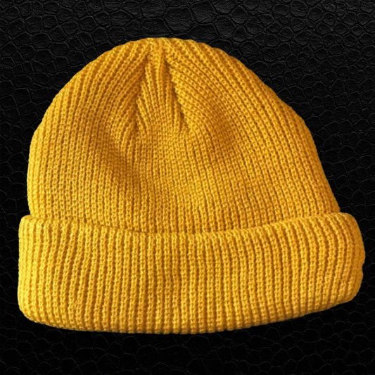 Strickmütze Gelb