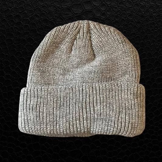 Strickmütze Dunkelgrau