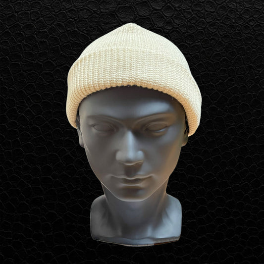Strickmütze Beige