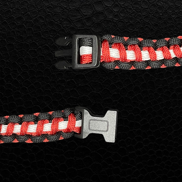 Kenia Survival Armband Emblem Detail Kenia Flagge Maasai Schild U-Schnalle afrikanisch