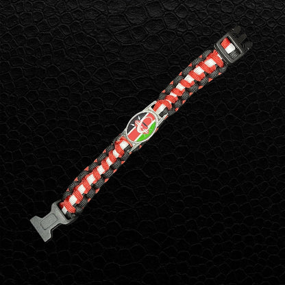 Kenia Paracord Armband Handgelenk getragen Lifestyle Outdoor Accessoire Afrika Schmuck Schweiz